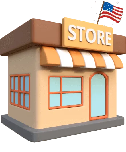 us-stores-vector-image