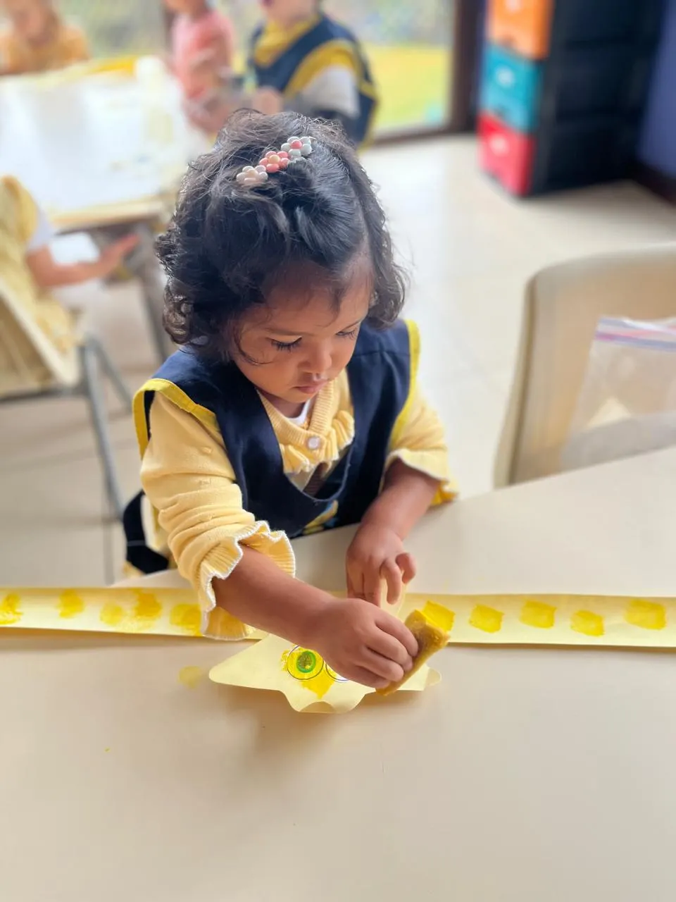 Actividad bilingüe en el colegio WonderBees Preschool, Cayalá zona 16