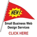 New small business web design services badge