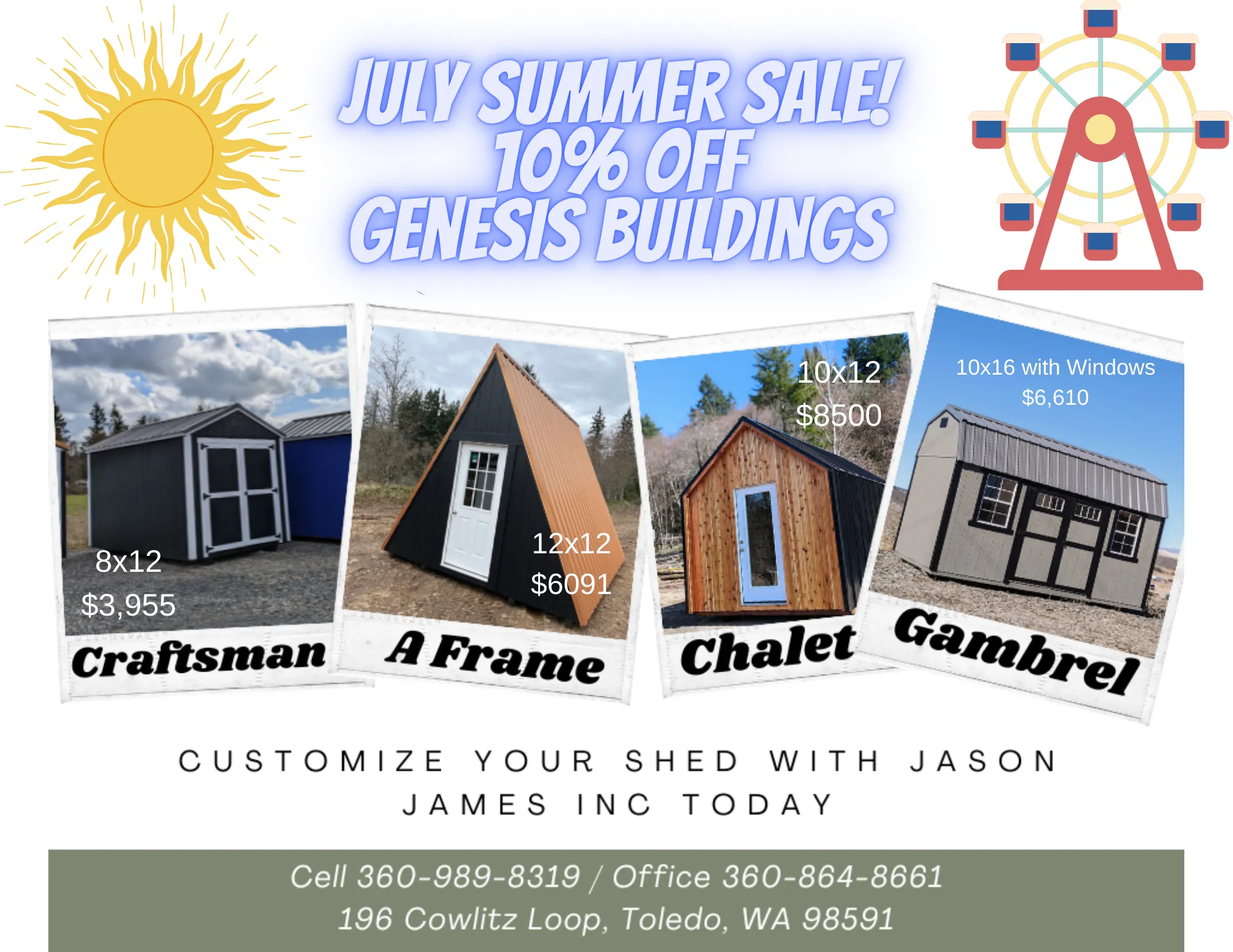July Wood Building Special