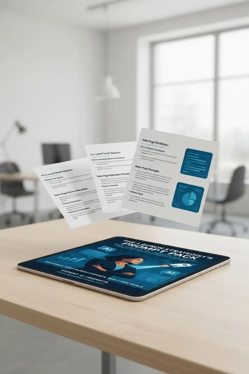 Launch Strategists Prompt Pack product mockup