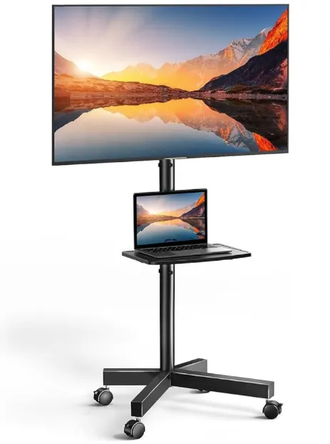 TV stand on wheels