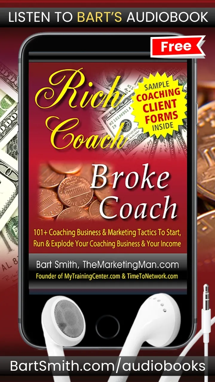 Press Release For Rich Coach Broke Coach Audiobook by Bart Smith