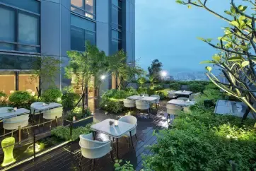Hilton Taipei Sinban Executive Lounge Terrace