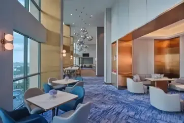 Grand Copthorne Waterfront Hotel Singapore Executive Lounge Table seating