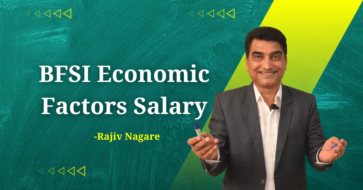 What role do economic factors play in influencing salary trends in BFSI and manufacturing sectors?