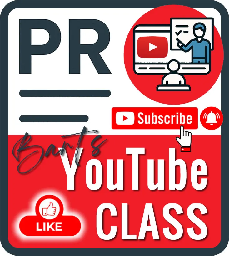 Press Release For Start, Grow & Explode Your YouTube Channel Like Bart's Doing With His Channel Class with Bart Smith