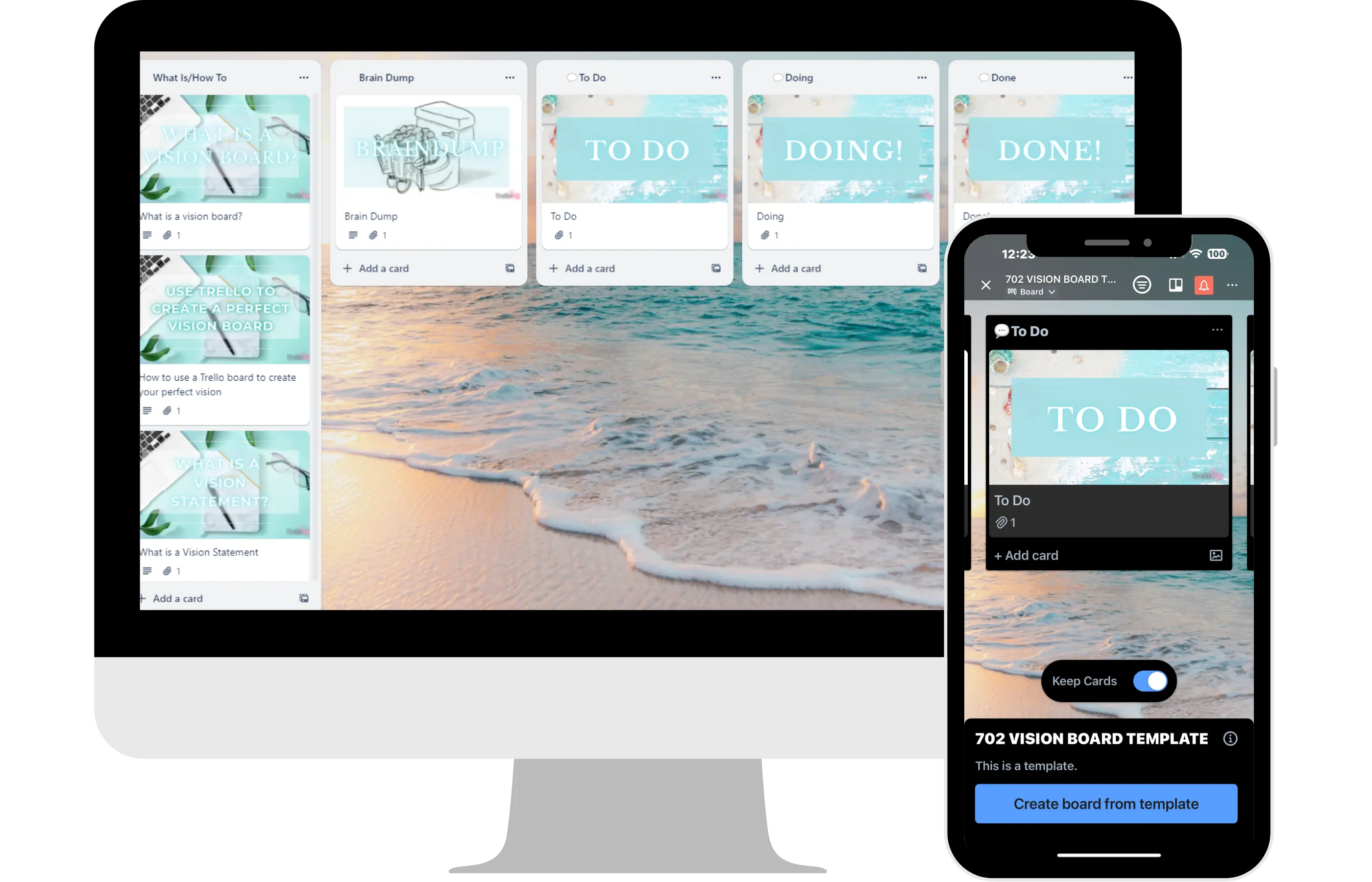 Vision Board Trello Template