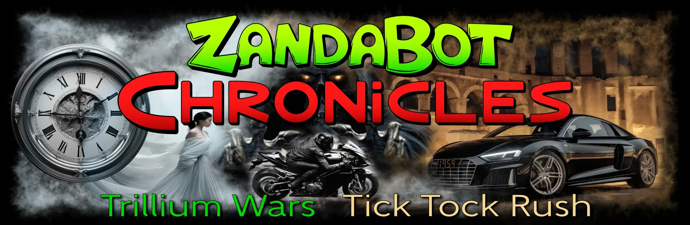 ZandaBot Chronicles Trillium Wars Tick Tock Rush