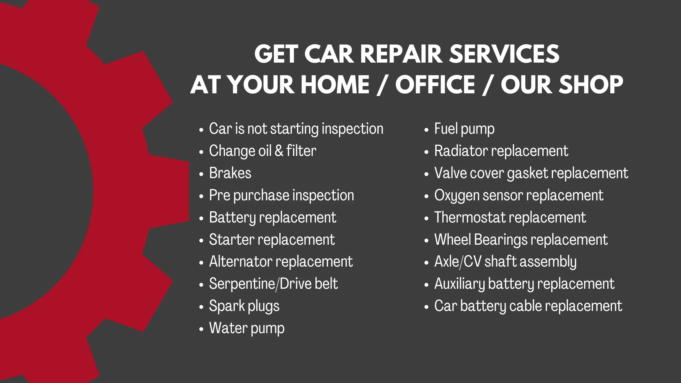 Auto Services