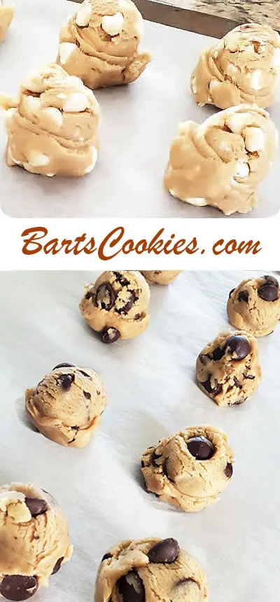 BartsCookies.com Cookie Dough On A Cookie Sheet