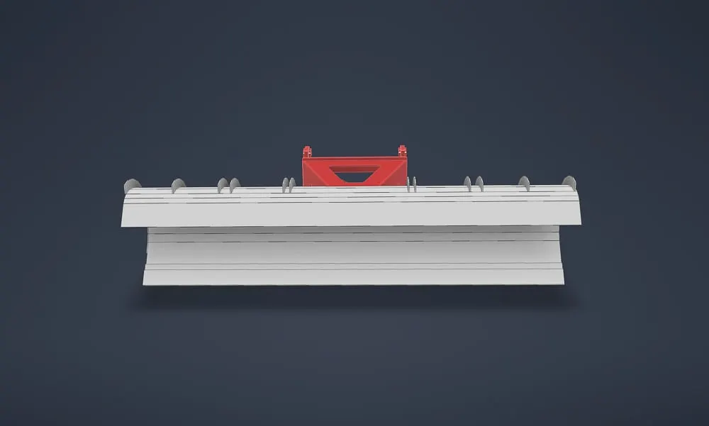 snow plow rendering view from front