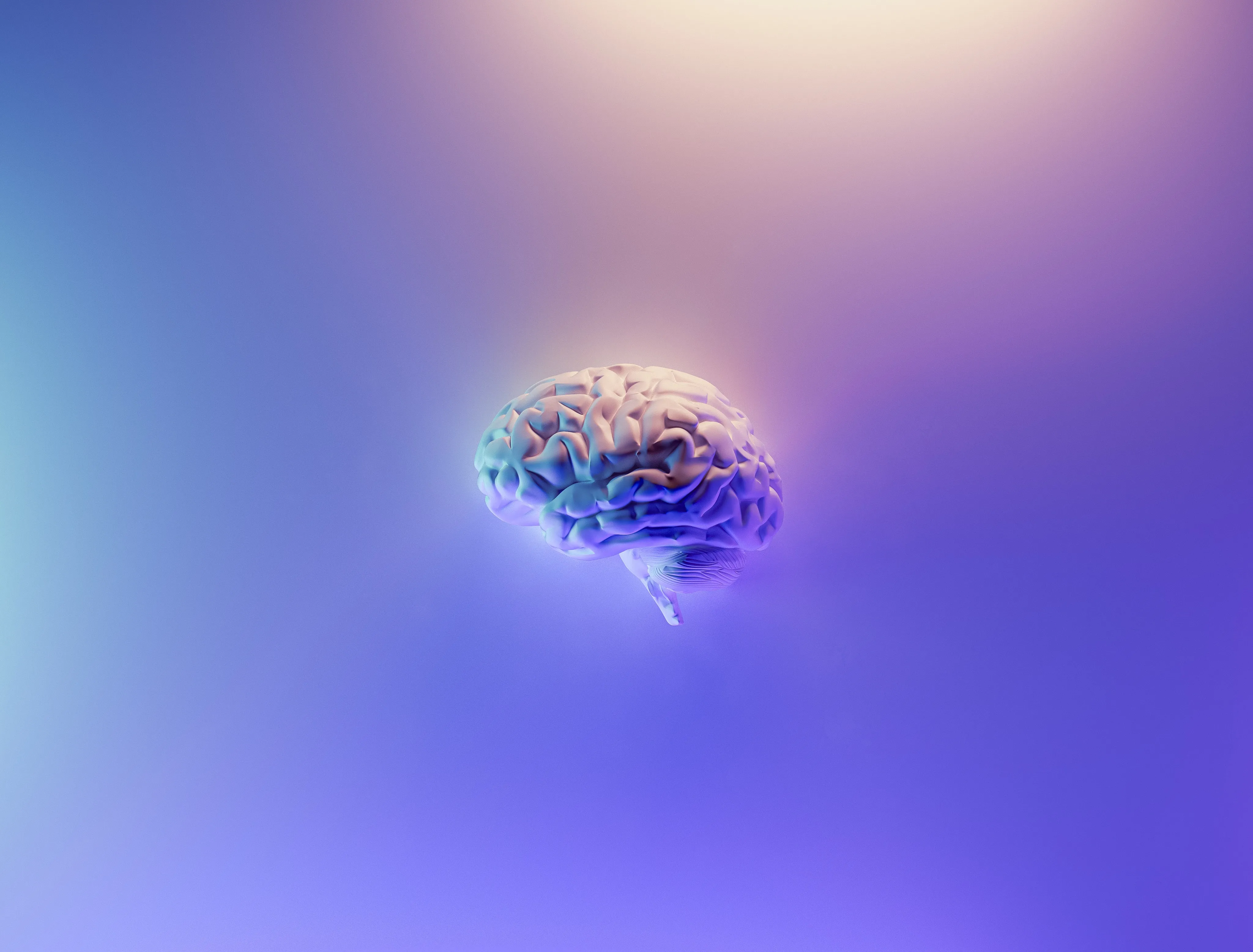 Cognitive Development Brain In Blue and Teal