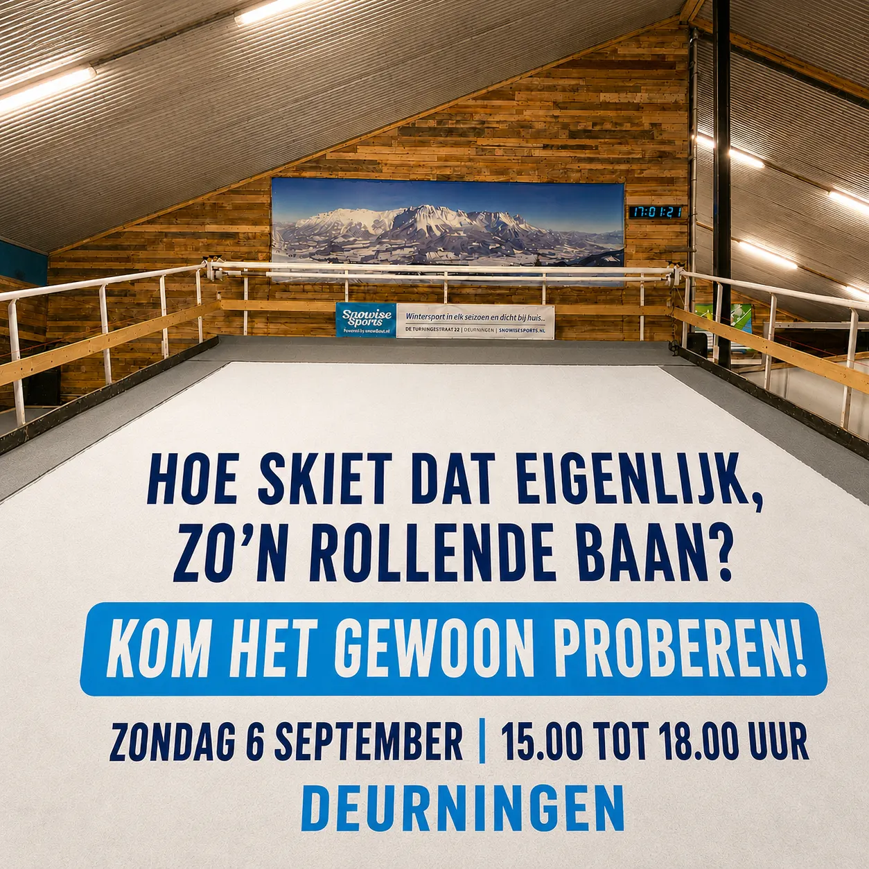 Probeerdag bij SnowiseSports 6 september