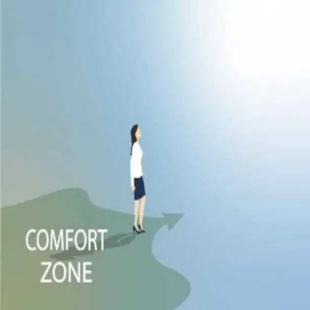 image of woman leaving her comfort zone