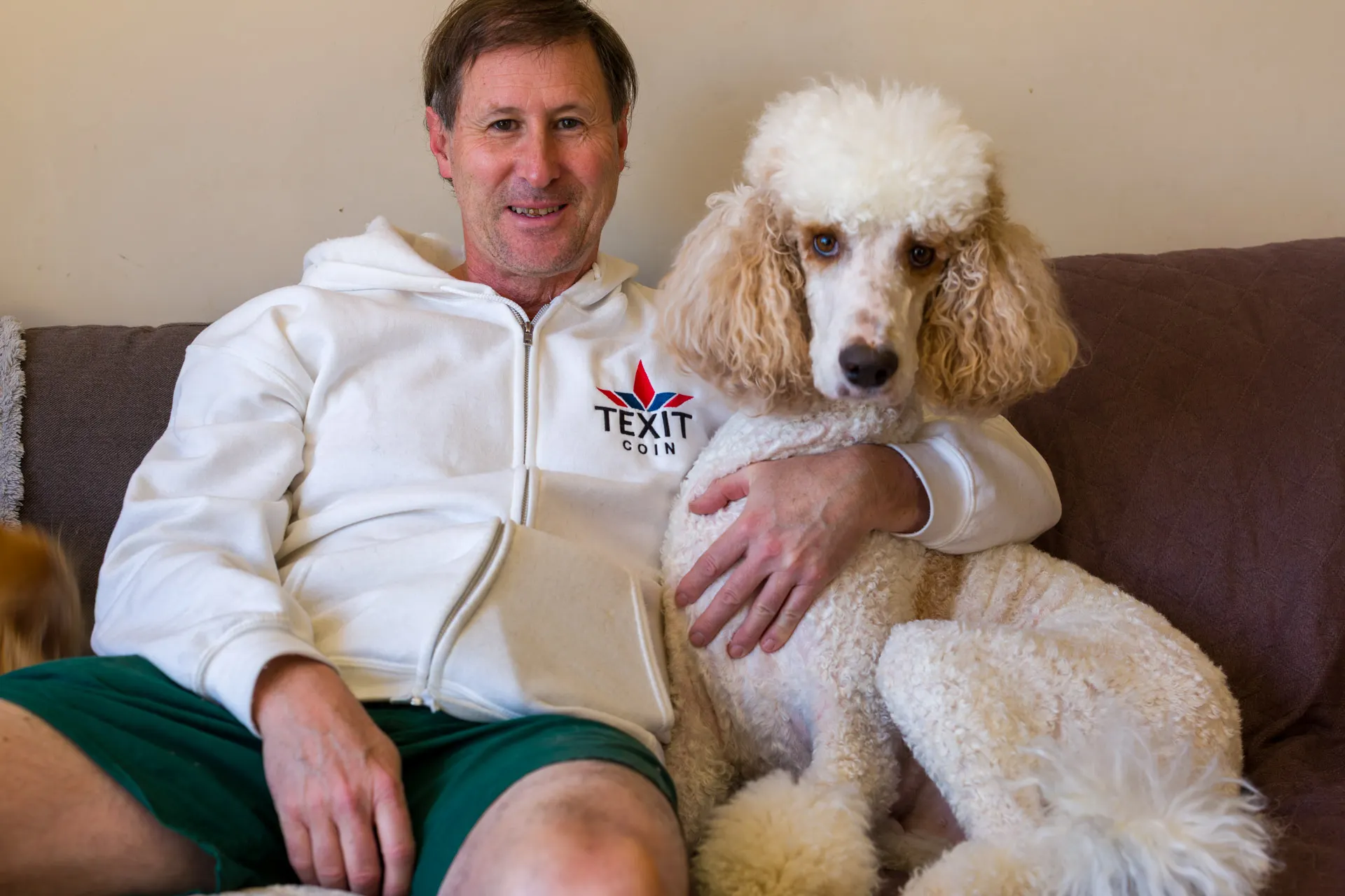 Rob with Gatsby at Strictly Paws