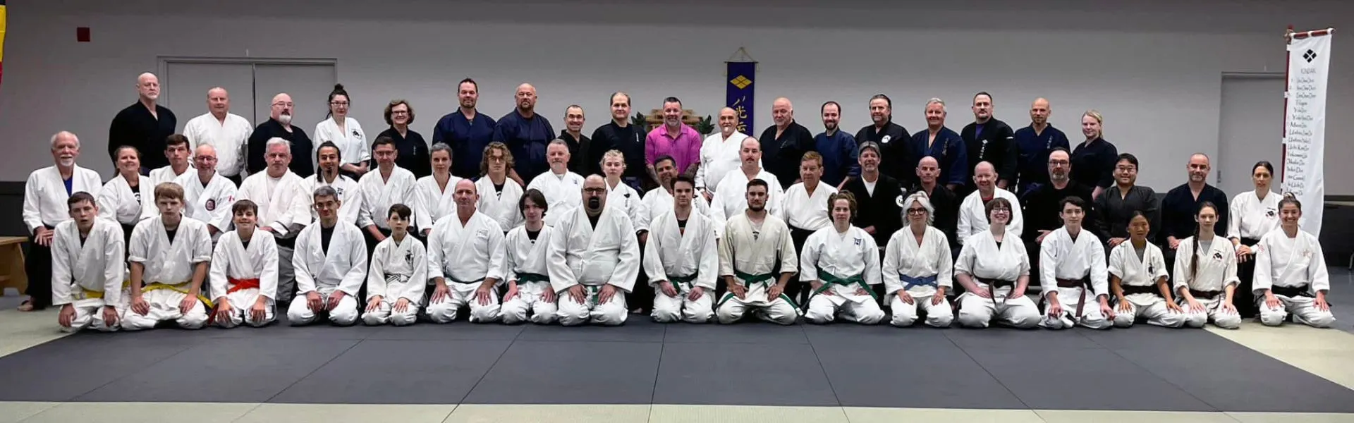 Hakko Denshin Ryu practitioners at the 2024 Tai Kai