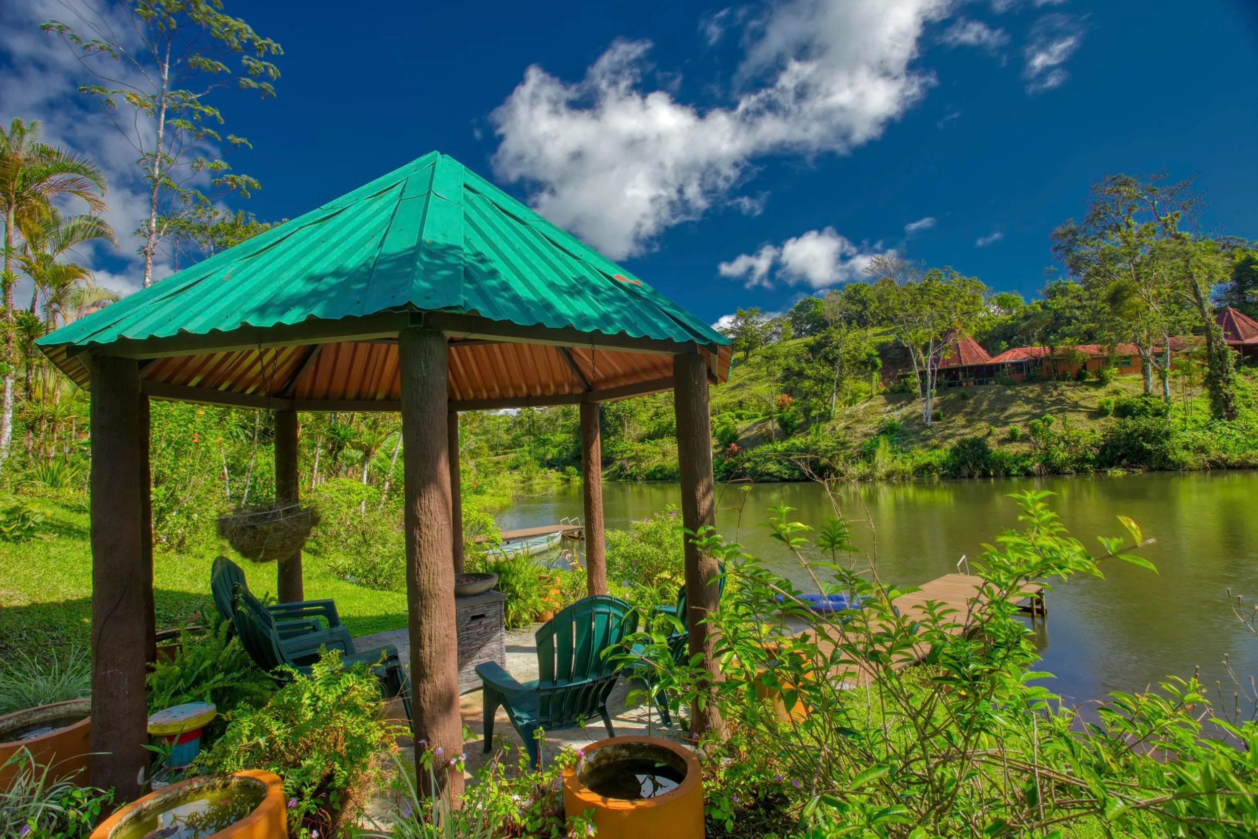 Gazebo Next to Lake