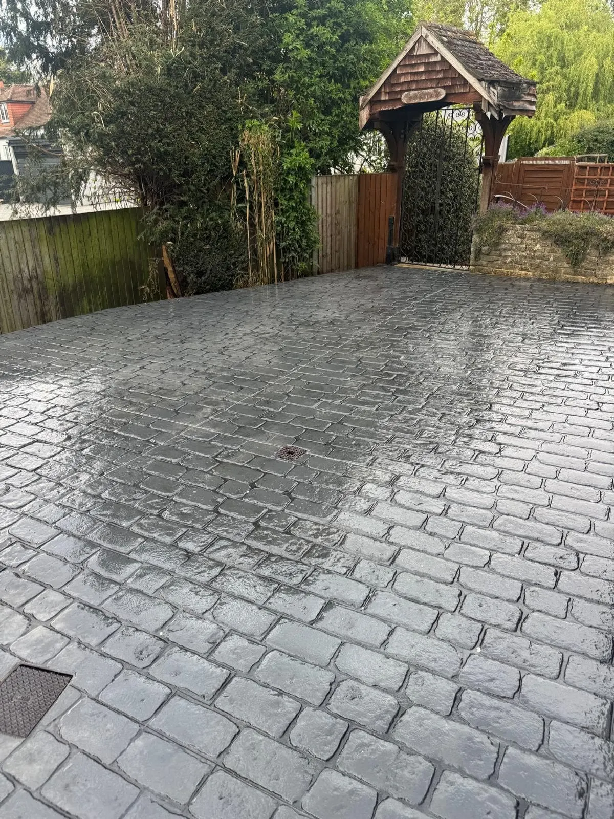 Pattern Imprinted Concrete Staines