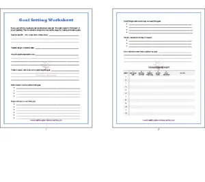 Goal Setting WS Showcase