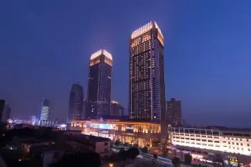 Hilton Zhongshan Downtown Exterior Dusk