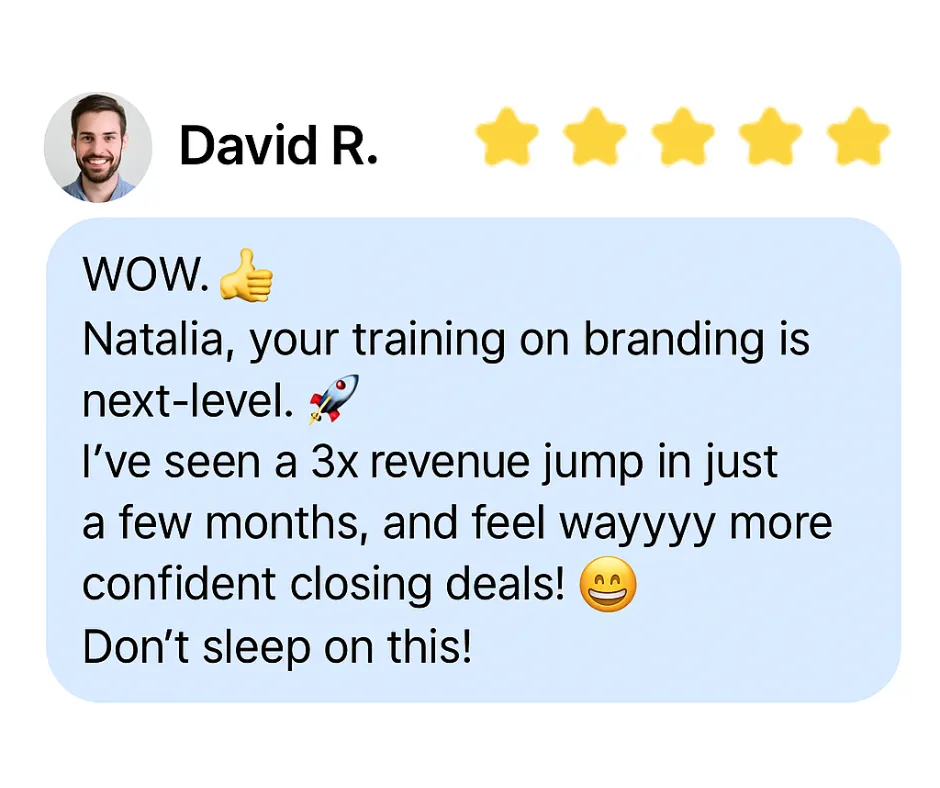 a testimonial