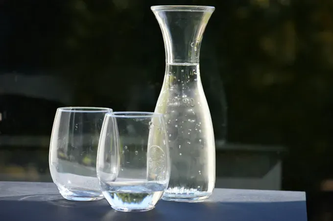 glass of water