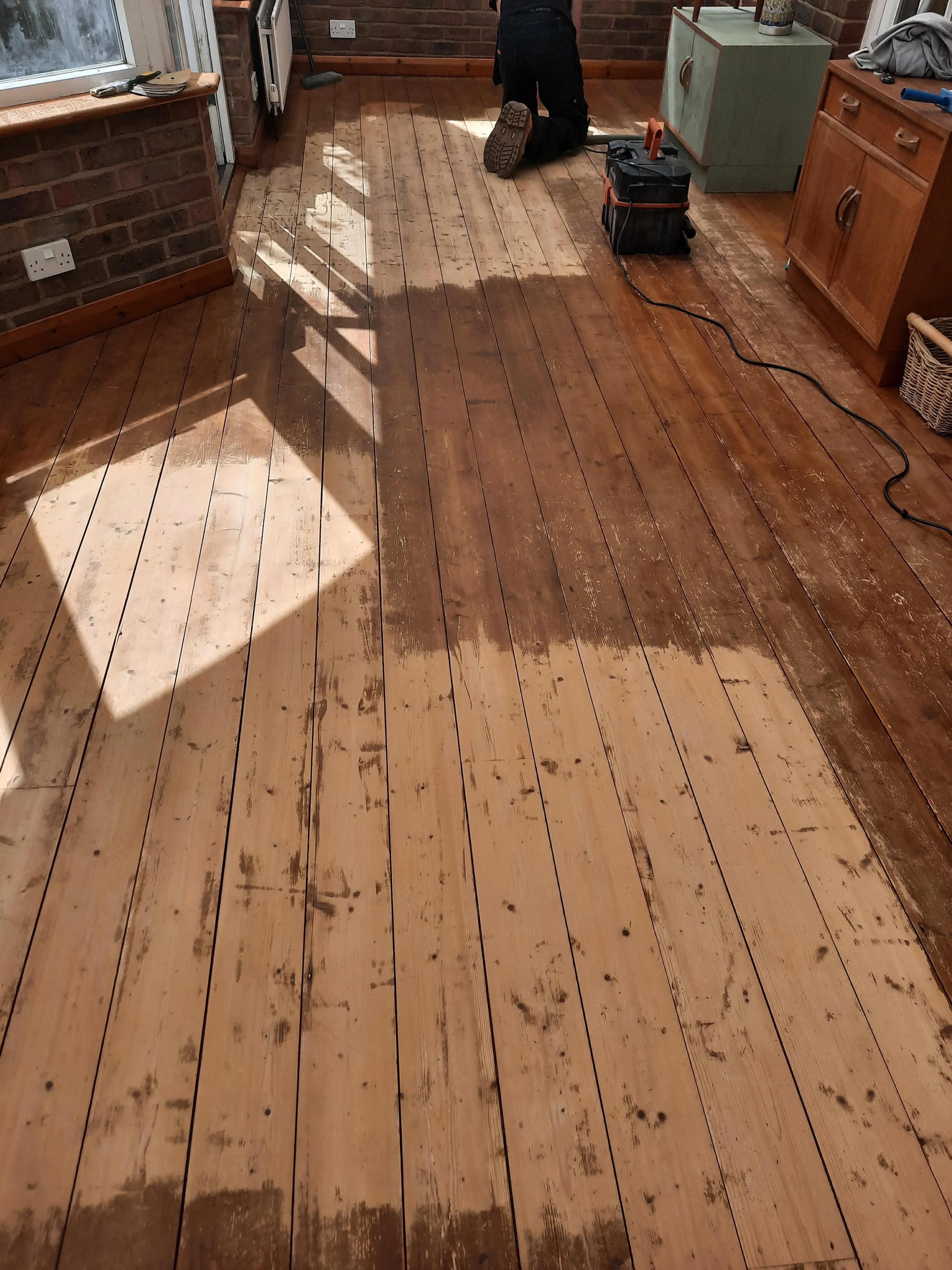 Wooden floor refurb