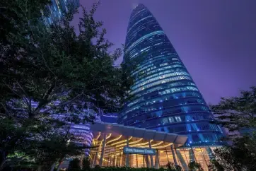 Four Seasons Guangzhou Exterior Night