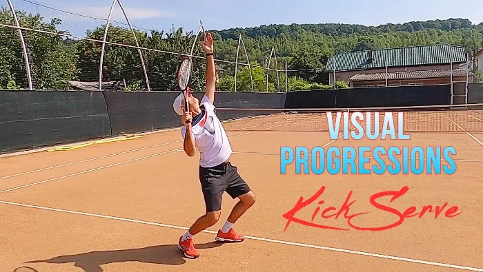 Kick Serve - visual tennis lesson