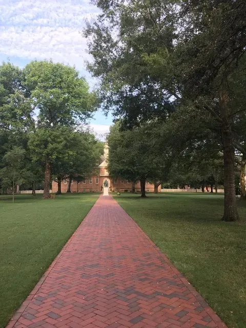 Wren Building and courtyard, College of William and Mary