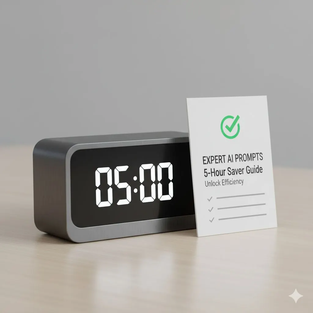 5 Expert AI Prompts guide cover