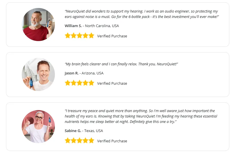 NeuroQuiet Testimonials