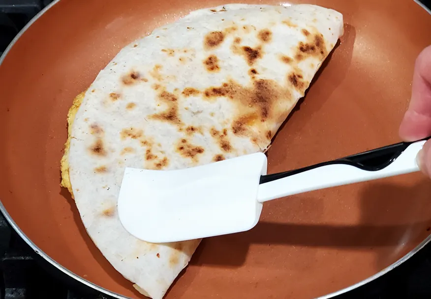 Pat Your Quesadilla Ingredients Down To Make Bart Smith's Quick & So Delish 