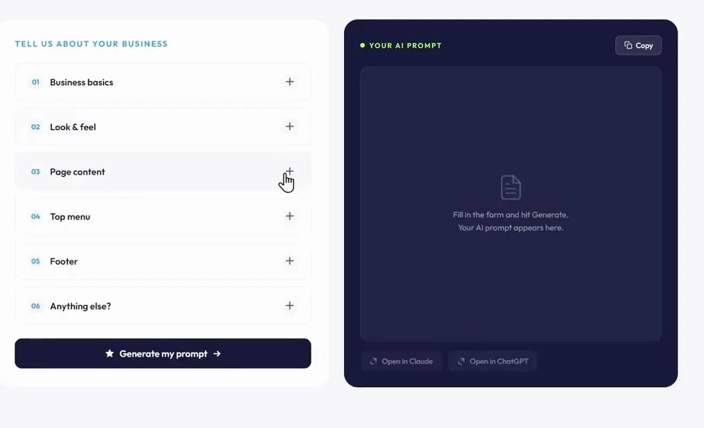 Free Ai Website and Landing Page Builder