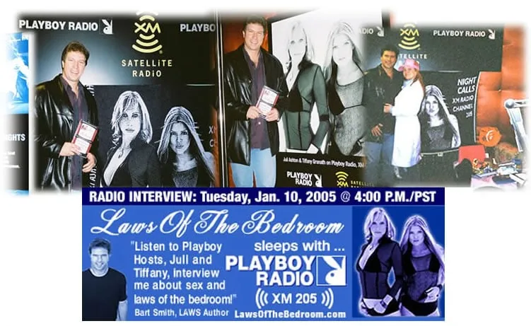 Playboy Radio XM Interviews Bart Smith, Author of Laws Of The Bedroom