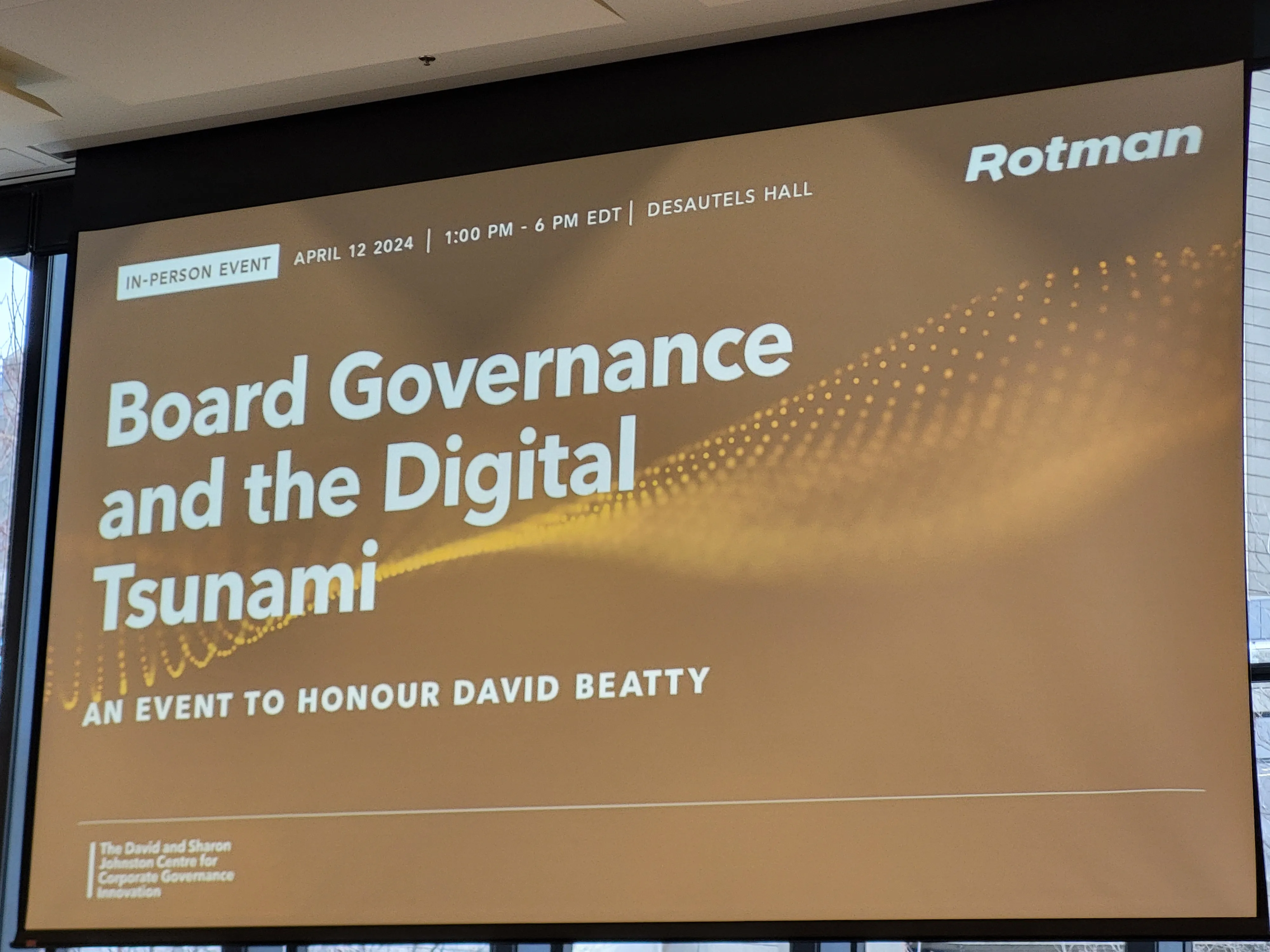 Corporate Governance Digital Tsunami