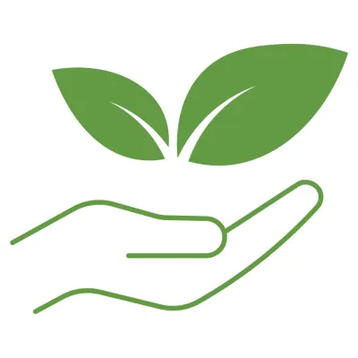 Icon representing nutrient-dense, homegrown food