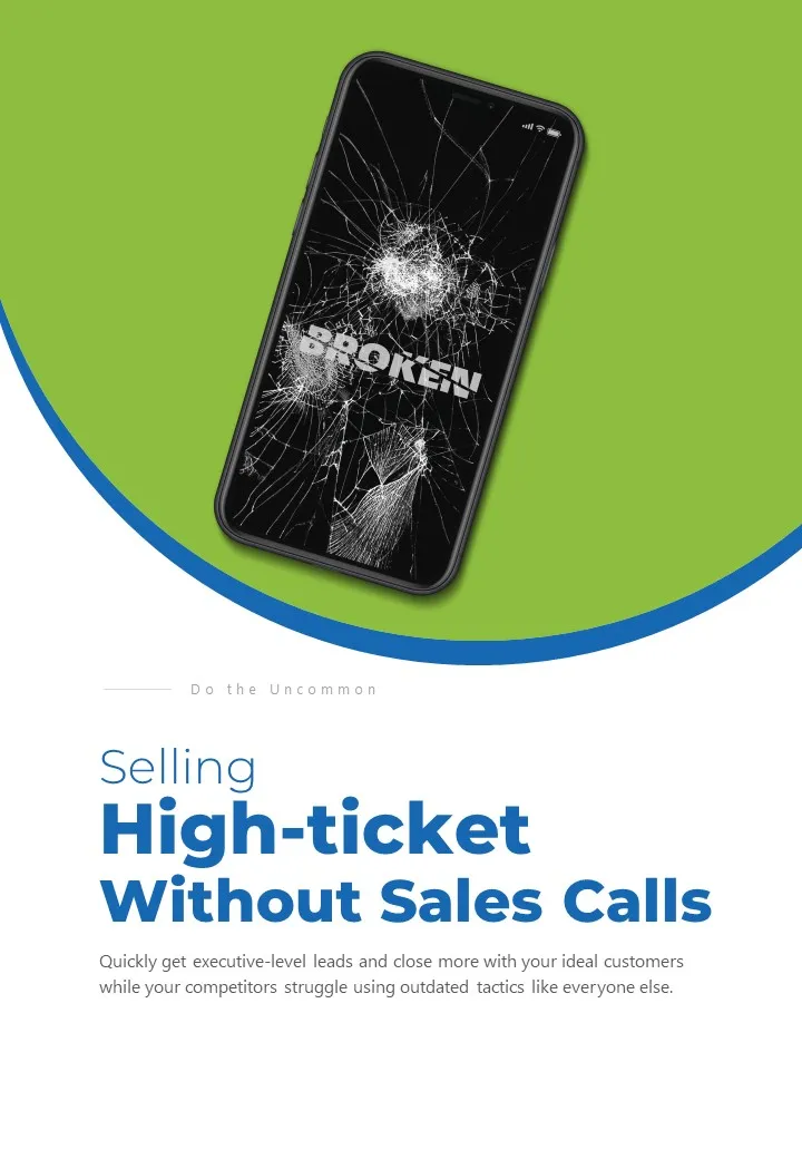Selling high-ticket without sales calls