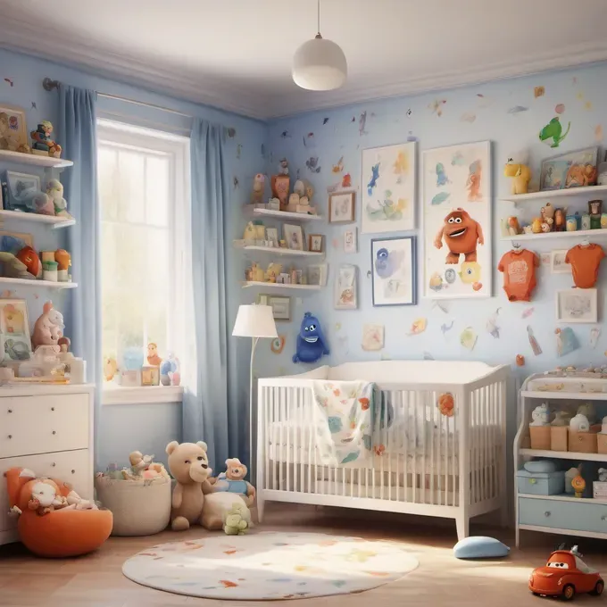 nursery room full of baby essentials