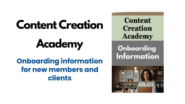 Conteent Creation Academy