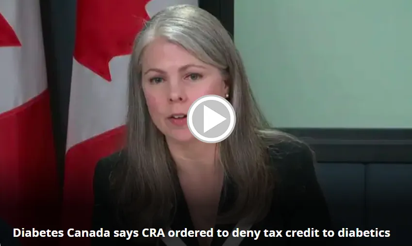 Kim Hanson Diabetes Canada CRA Lies
