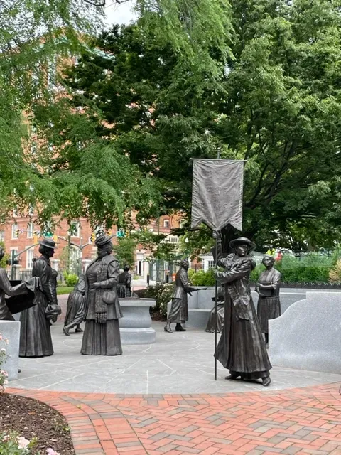 voices from the garden women's monument at the Virginia State Capitol in Richmond