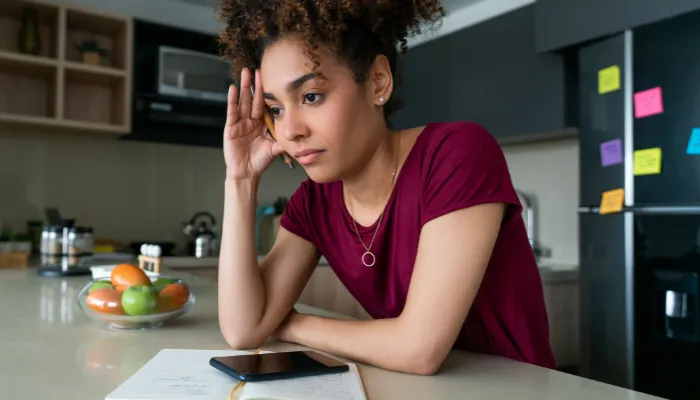 A highly sensitive mom feeling stressed.