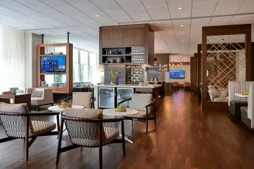 New York Marriott at the Brooklyn Bridge M Club Lounge