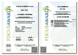 Focus Awards Level 2 Certificate