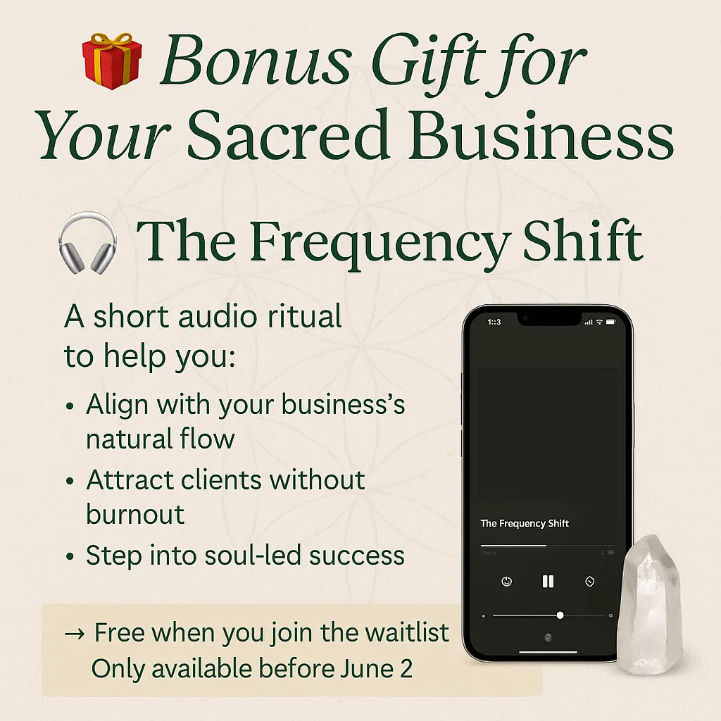 Bonus gift - frequency shift training