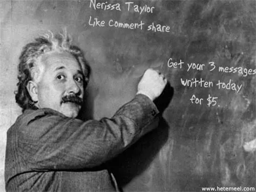 einstein at blackboard writing