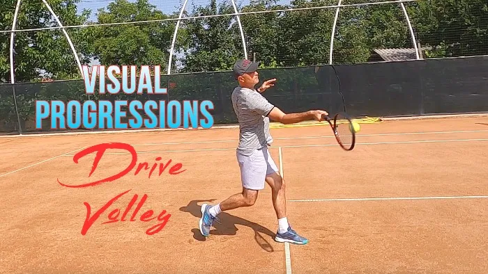 Drive Volley - visual tennis lesson