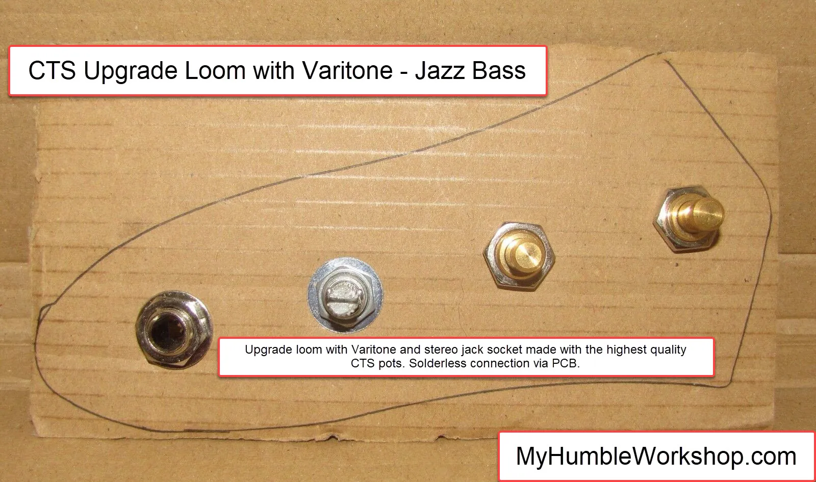 CTS upgrade loom with Varitone - J bass